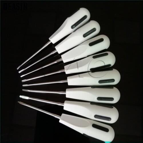 Factory price 8pc curved root elevator dentistry dental instrument equipment dentist stainless steel