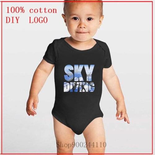 2020 Hot Sale Funny Skydiver Skydiving Parachuting Skydive Gift hombre camiseta Designs Bodysuit Baby Newborn Rompers Jumpsuit