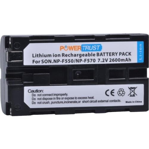 1Pcs 2600mAh NP-F550 NP F550 NPF570 Camera Battery for Sony NP-F330 NP-F530 NP-F570 NP-F730 NP-F750 CCD-TRV81 CCD-RV100 RV200