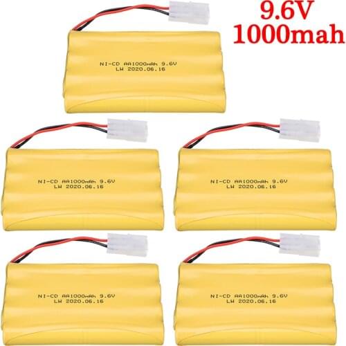 RC Car Battery 9.6V 1000mah NI-MH AA Battery For Remote Control Toys Off-road racing Trucks Trains Boats Battery spare parts