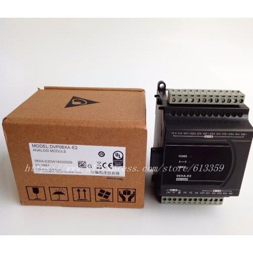 DVP04AD-E2 DVP04DA-E2 DVP02DA-E2 DVP06XA-E2 Delta PLC Series Analog Module