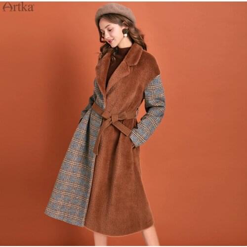 Женские пальто с мехом Artka China At AliExpress