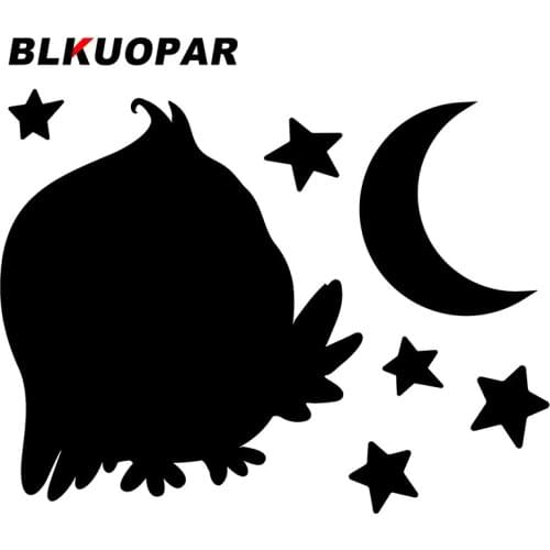 BLKUOPAR for Comic Starry Sky Graphics Car Stickers Vinyl DIY Decals Air Conditioner Windshield JDM Accessoires Custom Printing