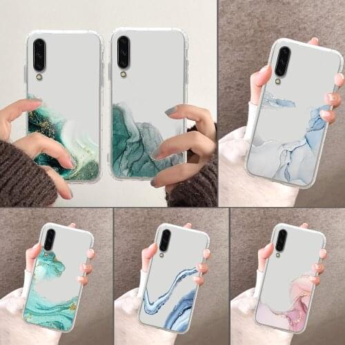 Watercolor Painting Phone Case For Samsung Galaxy A 3 5 7 8 10 20 21 30 40 50 51 70 71 E S 2016 2018 4G transparent luxury