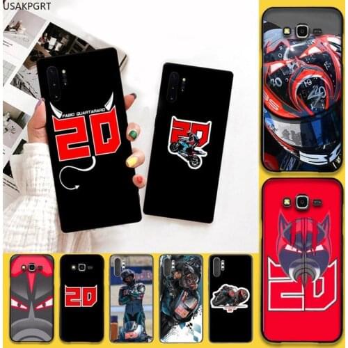 Fabio Quartararo No. 20 Phone Case For Samsung Galaxy Note20 ultra 7 8 9 10 Plus lite J7 J8 Plus 2018 Prime