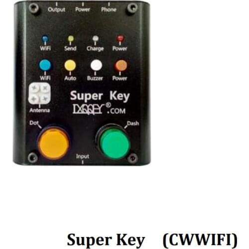 “CWWIFI” Super Key IWIFI CW Morse code Morse practice, automatic telegraph sending, automatic key + power supply