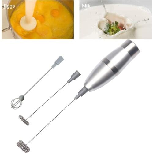 Hot!1set Electric Milk Frother Coffee Drink Foamer Whisk Mixer Stirrer Coffee Eggbeater Kitchen Accessories Egg Tools Wholesale