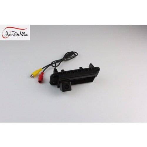 JanDeNing HD CCD Car Rear View Parking/ Backup Reverse Camera/ Trunk Handle OEM For Mercedes Benz C Class W205 2014 2015