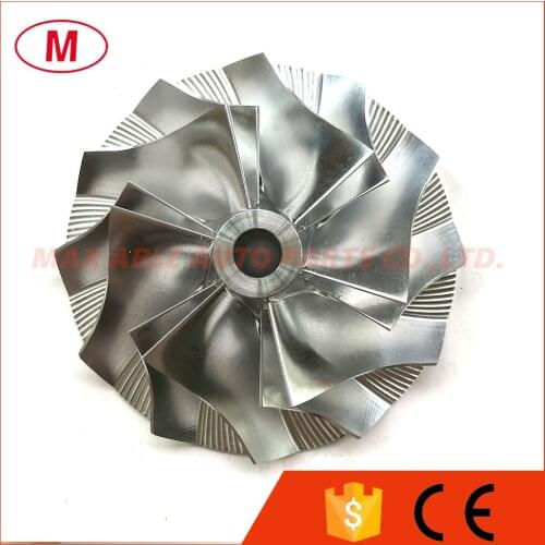 K23/3LD 5223-123-2005 53.50/80.00mm 6+6 blades Turbochrager Milling/Aluminum 2618/Turbo Billet compressor wheel for 52229883100
