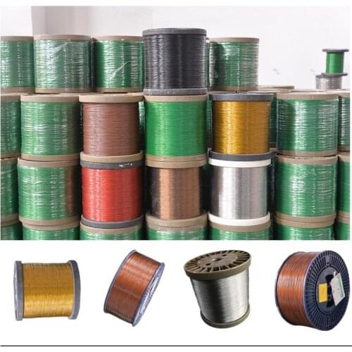 HQ CW01 5Colors Tiny 0.38-1MM PVC Plastic Coated Stainless Steel 304 Wire Rope Cable Flexible Fishing Wire Accessory Cable