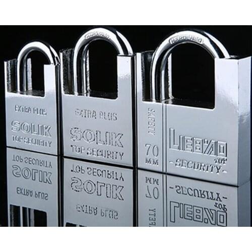 Stainless Steel Padlock Waterproof Antirust Multifunctional Padlock Anti-Theft Pry Door Lock Unlocked Head Window Locks