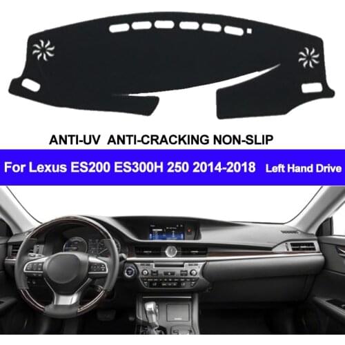 Car Dashboard Cover For Lexus ES200 ES300H 250 2014 2015 2016 2017 2018 Dashmat Sun Shade Pad Carpet Auto Dashboard Car Styling