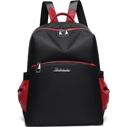 NEWS Large Capacity Backpack Women Preppy School Bags For Teenagers Female Nylon Travel Bags Girls Bowknot Backpack Mochilas