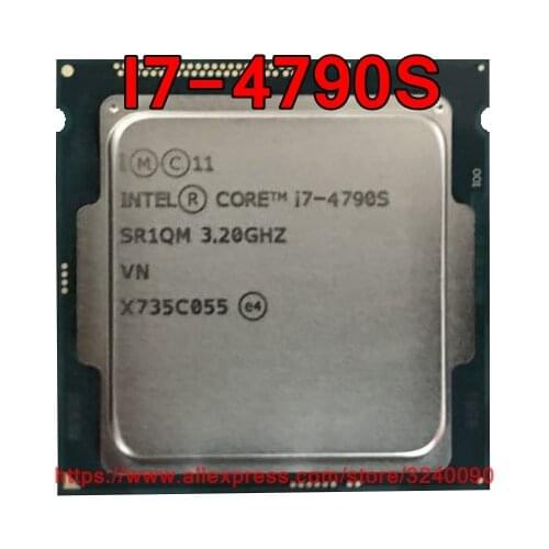 Original Intel CPU CORE I7-4790S Processor 3.20GHz 8M Quad-Core I7 4790S Socket 1150 free shipping speedy ship out