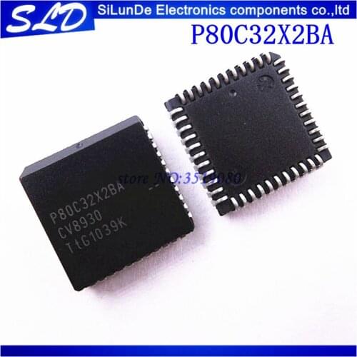 P80C32X2BA P80C32 PLCC-32 10pcs/lot Free Shipping