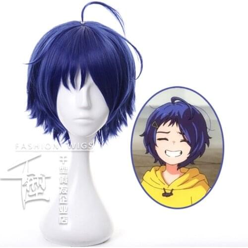 Anime WONDER EGG PRIORITY Cosplay Wig Ohto Ai Costume Women Heat Resistant Synthetic Hair Halloween Party Props