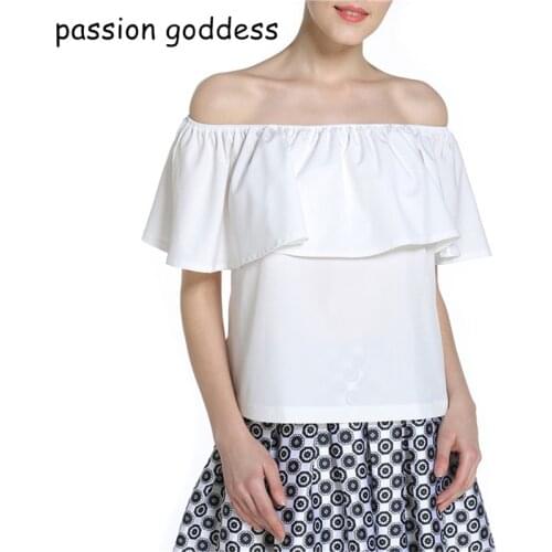 Passion Goddess Womens White Shirts