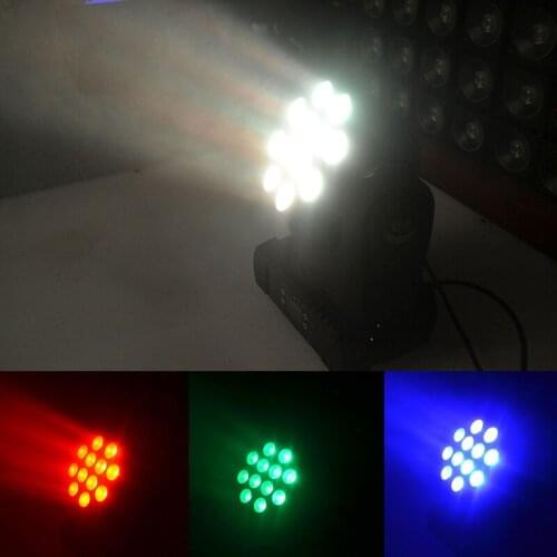 Professional DMX control stage lighting 12x12w RGBW 4in1 moving head beam light DJ Disco LED wash lights LCD display