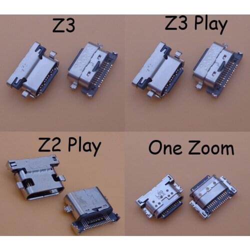 10pcs Micro USB Charge Charging Connector Plug Type C Dock Socket Port For Motorola Moto One Zoom Z3 Z3play Z2 play Z Play