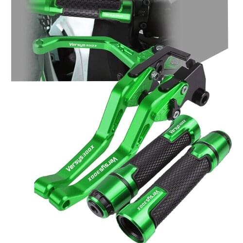2011 Motorcycle VERSYS300X Brake Clutch Levers And Handle Grips For KAWASAKI VERSYS 300 X 08-19 2009 2010 2012 2013 2014 2015 16