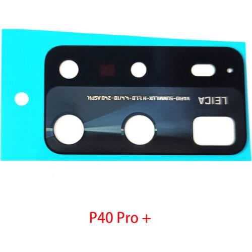 50PCS For Huawei P20 P30 Lite Mate 20 X Pro Mate 30 10 Rear Back Main Camera Glass Lens With Sticker Repair Part