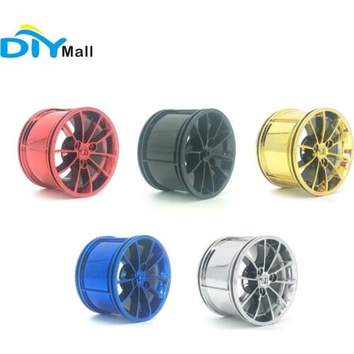 Plating Wheel Hub Wheel Tire Golden Red Silver Black Blue for MOC Building Blocks Sports Car Technology Series Kids Toy