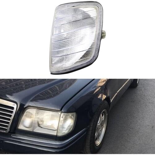Corner Light Clear Lens Car Accessories Clear Corner Light No Bulb for Mercedes Benz E-Class W124 200E 280E 300CE Left