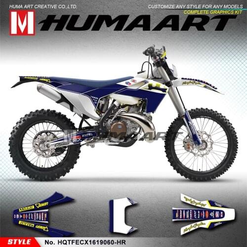 HUMAART Waterproof Stickers Vinyl Decals for TE FE TX FX FS TC FC 125 150 250 300 350 450 501 2016 2017 2018 2019