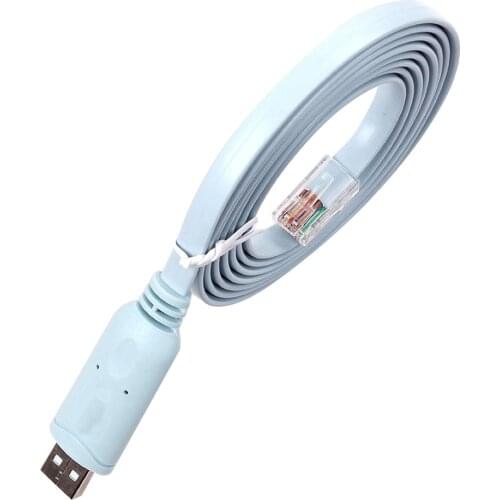 Replacement fot Windows USB to RJ45 Serial Female Routers Network Adapter Cable RS232 to USB 2.0