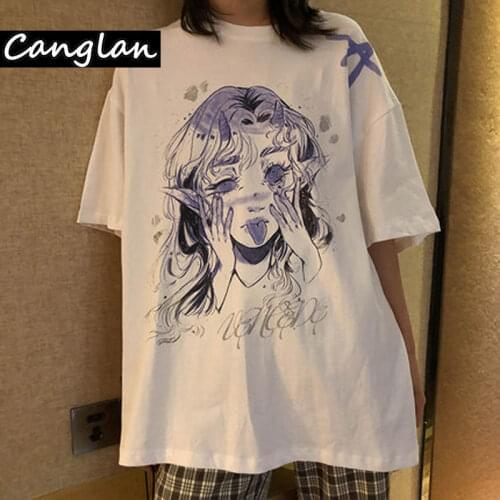 Women White T Shirt Summer Short Sleeve Tshirt Harajuku Kawaii Clothing Korean Casual Clothes for Teenage Girl Tee Top 2020