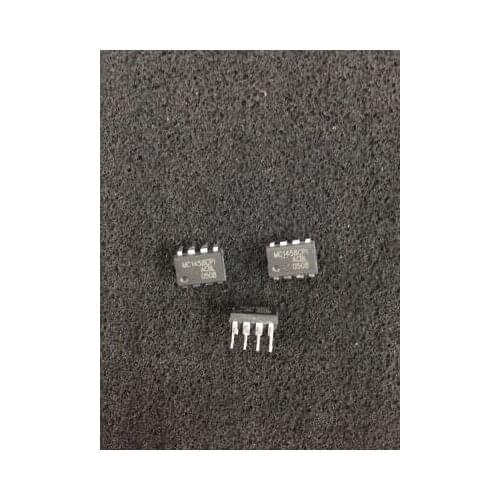 10pcs/lot MC1458CP MC1458N MC1458 DIP-8 In Stock