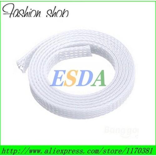 200M/Lot 6mm High Tensile Cut and Abrasion Resistant Expandable Braided Sleeving