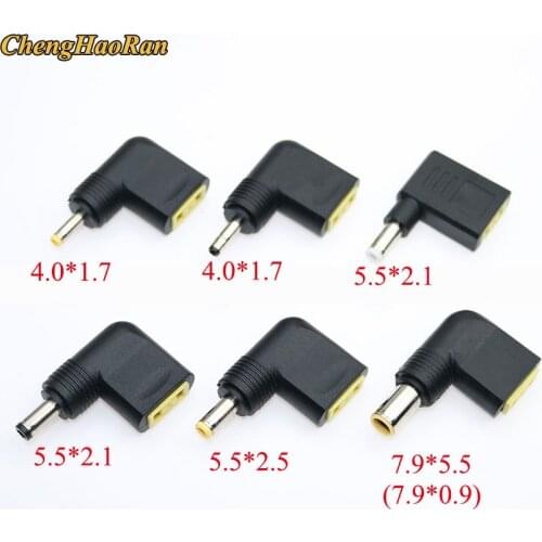 Laptop Power Adapter Connector DC Square Plug Female to 5.5x2.5 4.0x1.7 7.9x5.5mm Male Jack Converter for Asus Lenovo Notebook