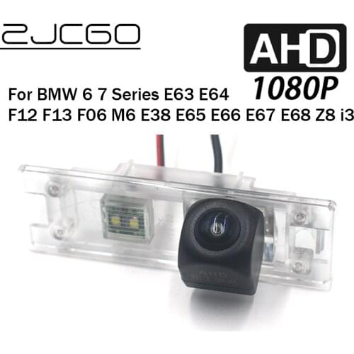 ZJCGO Car Rear View Reverse Backup Parking Reversing Camera for BMW 6 7 Series E63 E64 F12 F13 F06 M6 E38 E65 E66 E67 E68 Z8 i3