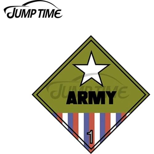 JumpTime 13 x 12cm For WW2 American Army Shipping Placard Vinyl Car Sticker Windshield Occlusion Scratch Car Decoration Decals