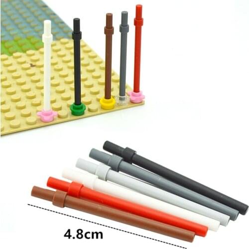 Building Blocks 63965 Technical MOC Parts 1x6 Round Bar 6L With Stop Ring Assembles Particles Compatible Brand Brick Toy