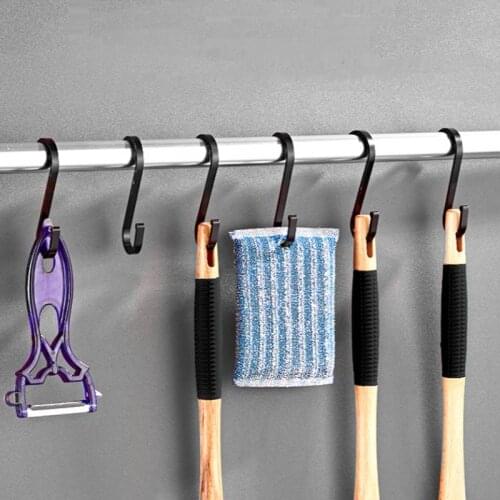 Creative S-shaped Space Aluminum Hook Practical Hanger Hook Handbag Hook Kitchen Bathroom Closet Storage Hook Clothes Hook
