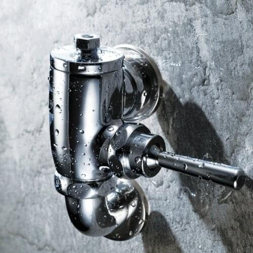 Flush Valve Brass Double Entry Wall Handle Flush Valve Toilet Toilet Toilet Toilet Toilet Public Toilet Hospital School