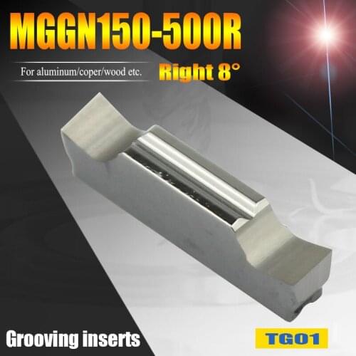 MGG300R MGGN400R MGGN right angel 8 degree lathe turning tools insert for aluminum,copper,wood CNC grooving cutter blade 3mm 4mm