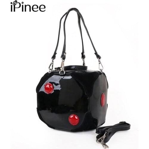 IPinee Fashion Square Bag Female Big Suitcase Shape Handbag Shoulder Bag 2021 Women Bags With Purse for Women Sac Bolsa