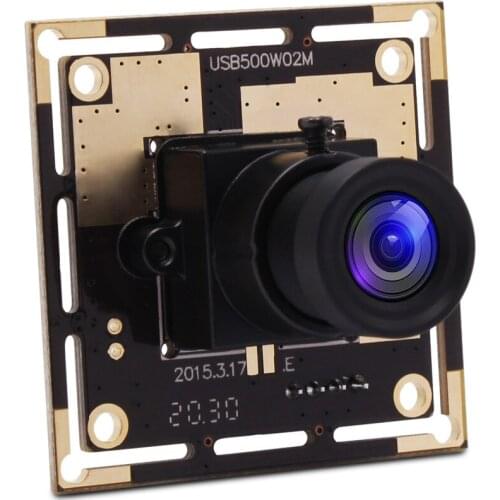OEM ELP CAM OV5640 5 Megapixel free driver plug & play USB mini camera module with 2.8mm lens 3m cable