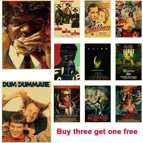 American Classic Film Collection Poster Kraft Paper Poster Wall Art Painting Study Living Room Home Bedroom Decoration