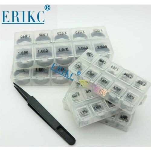 ERIKC B21 B23 B24 B27 Shims Auto Engine Common Rail Injector Repair Diesel Nozzle Adjusting Gasket for DEN-SO Series E1022006