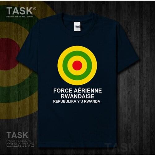 Air Force Rwanda Rwandan Rwandese RWA RW t shirt new Tops Short sleeve country sports cotton summer Army Tactical Military 01
