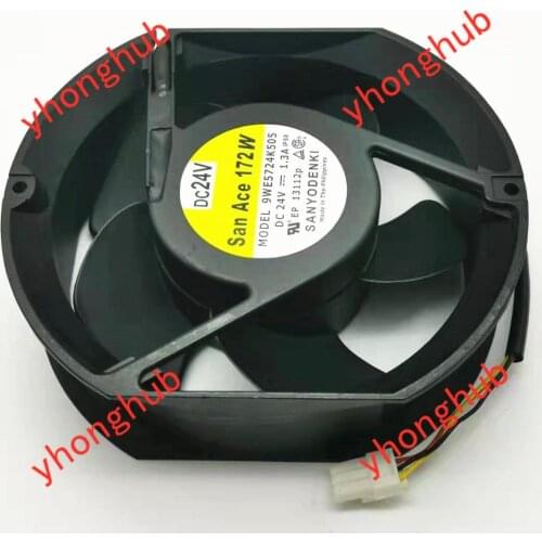 Sanyo Denki 9WE5724K505 Server Cooling Fan DC 24V 1.3A 172x150x51mm 3-wire