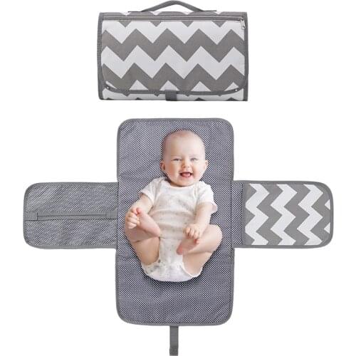 Three in one baby diaper replacement waterproof pillow folding baby diaper Diaper Bag Diaper Cover reusable diaper bag