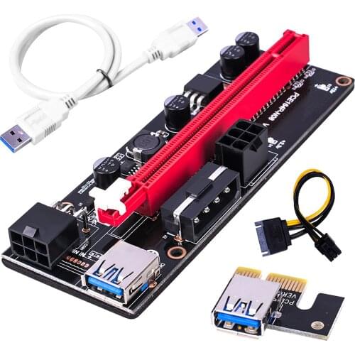 PCI-E graphic card extension cable adapter cable USB3.0 adapter card 1X to 16X
