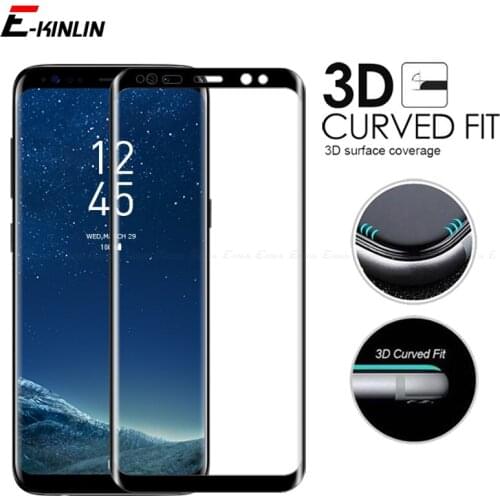 0.26mm 3D Curved 9H Tempered Glass For Samsung Galaxy S9 S8 S7 S6 Edge Plus Note 9 8 Full Cover Screen Protector Protective Film