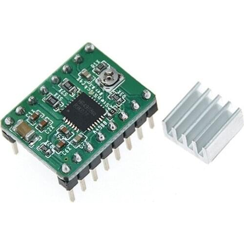 3D Printer Parts StepStick DRV8825 Stepper Motor Driver With Heat Sink Carrier Reprap 4-Layer PCB RAMPS Replace A4988 Driver