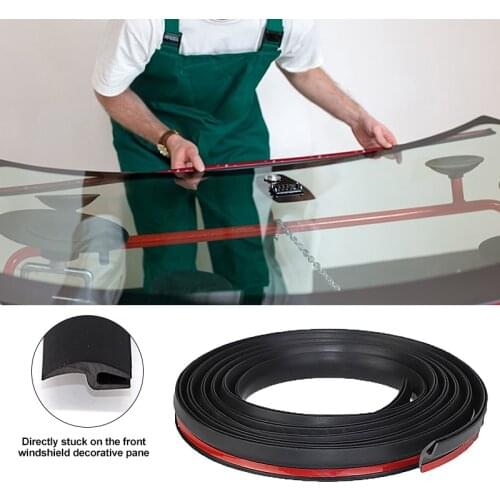 1.7m Sealing Strip for Car Wiper Front Windshield Panel Moulding Soundproof Rubber for Benz Buick Skoda Mazda Ford E46 E39 M5 X6